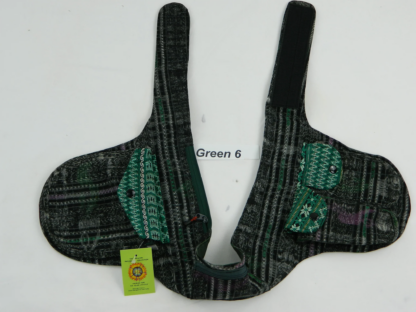 HAND WOVEN MULTI POCKET WAIST PACK WITH BROCADE ACCENTS - Image 10