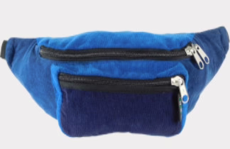 EXTRA LARGE 3 POCKET WAIST PACK IN CORDUROY