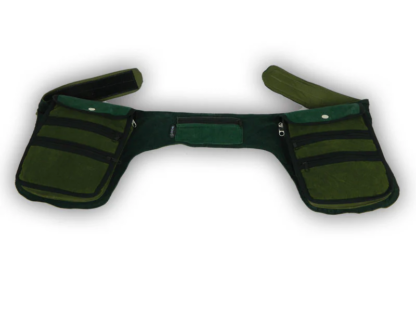 BIG 7 POCKET WAIST PACK IN PATCHWORK CORDUROY - Image 3