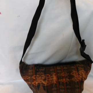 EXTRA LARGE 3 POCKET WAIST PACK IN HAND WOVEN COTTON