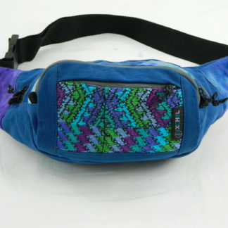 EXTRA LARGE 3 POCKET WAIST PACK IN TIE DYE