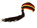 CROCHET TAM WITH DREADLOCKS