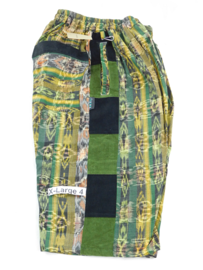HAND WOVEN SHORTS WITH CORDUROY PATCHES - Image 11