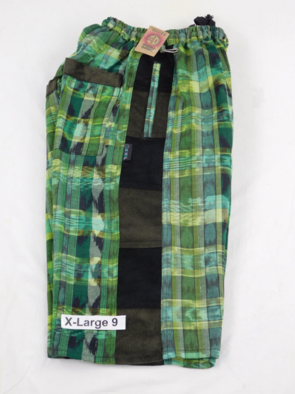 HAND WOVEN SHORTS WITH CORDUROY PATCHES - Image 14