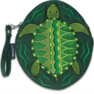 EMBROIDERED TERRAPIN DISCO BAG