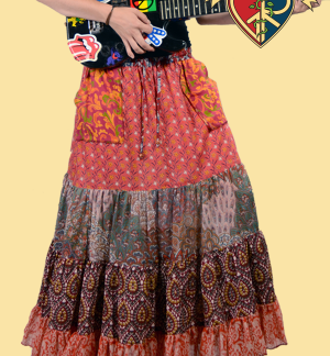 Kind Roots Printed 4 Tier Twirl Skirt