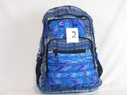 HAND-WOVEN BACKPACK WITH HAND-BROCADED ACCENTS (LARGE) - Image 9