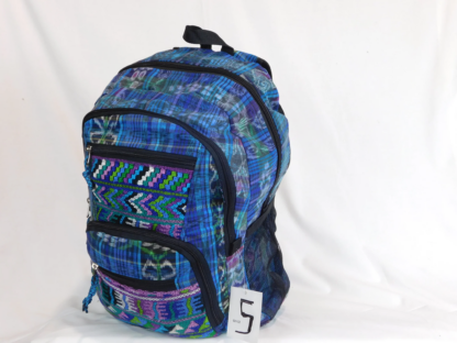 HAND-WOVEN BACKPACK WITH HAND-BROCADED ACCENTS (LARGE) - Image 6