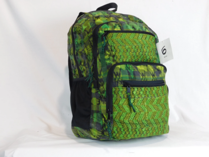 HAND-WOVEN BACKPACK WITH HAND-BROCADED ACCENTS (LARGE) - Image 5